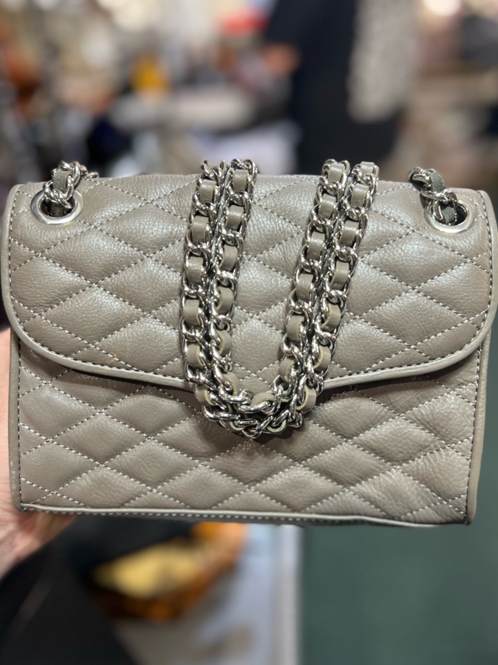 R.M GRAY FLAP BAG